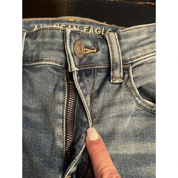 American Eagle Women’s Jeans Next Level Stretch High Rise Jegging Size 4 Regular - Picture 6 of 7
